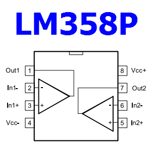 Схема стабилизатора тока на LM358.